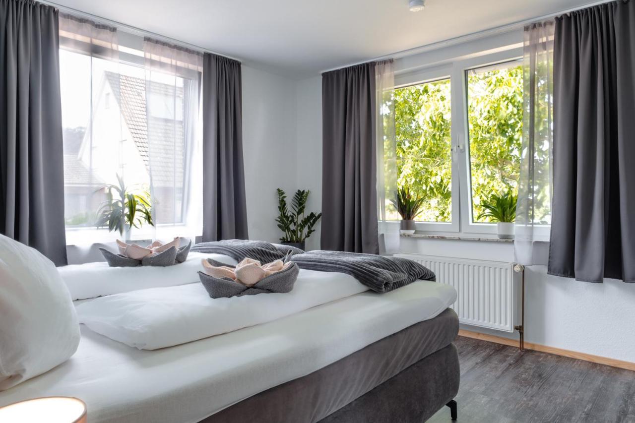 Ferienwohnung Am Elbstrom Stade Exteriör bild