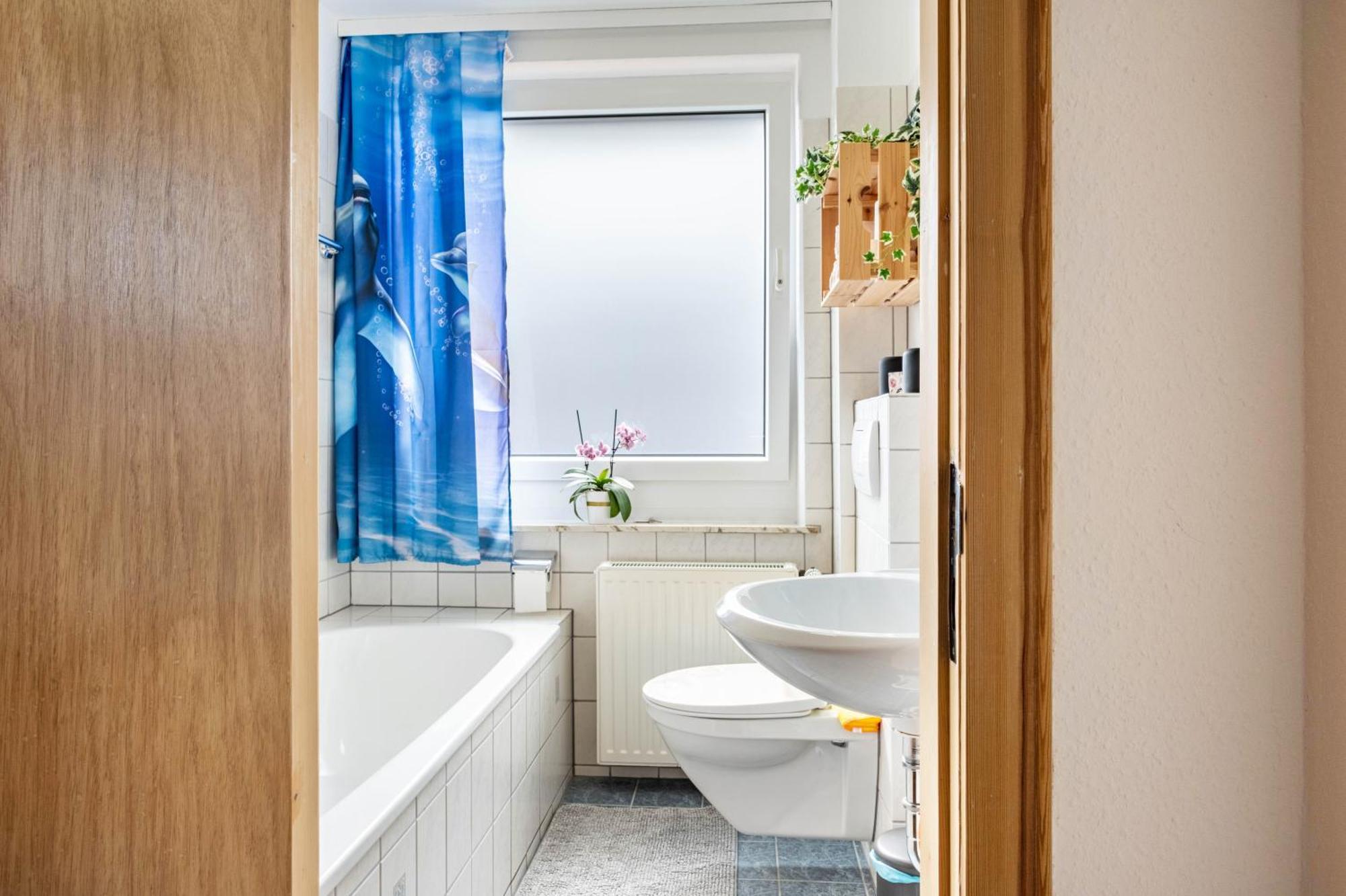 Ferienwohnung Am Elbstrom Stade Exteriör bild